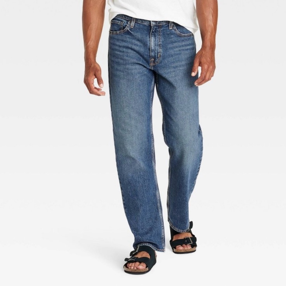 Goodfellow & Co Men's Classic Light Blue Straight Jeans NWT